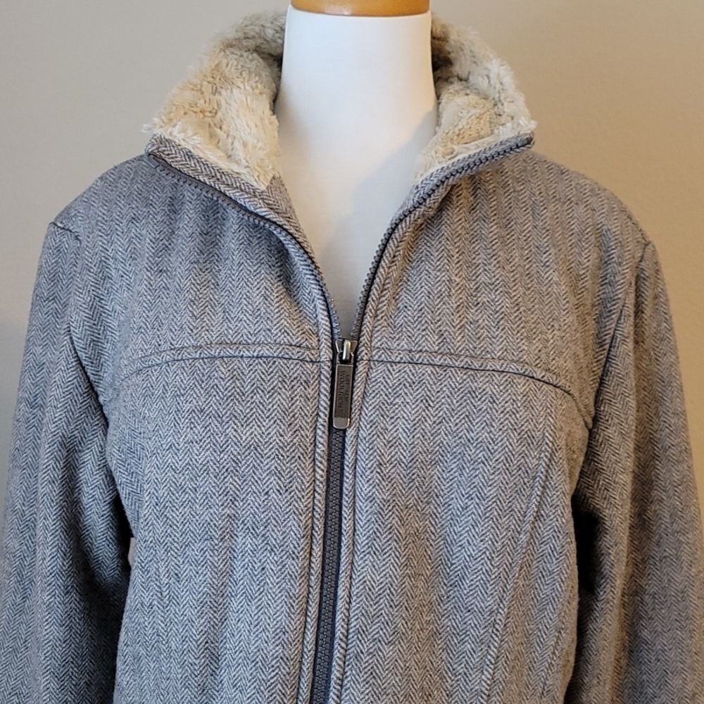 Woolrich vintage‎ sherpa women's jacket size medium